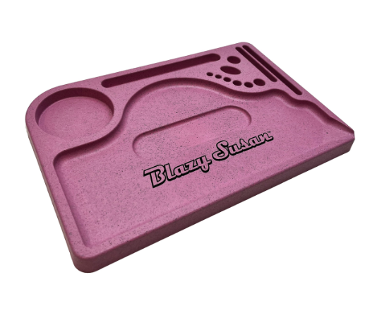 Photograph of product: Blazy Susan Hemp Tray | Assorted