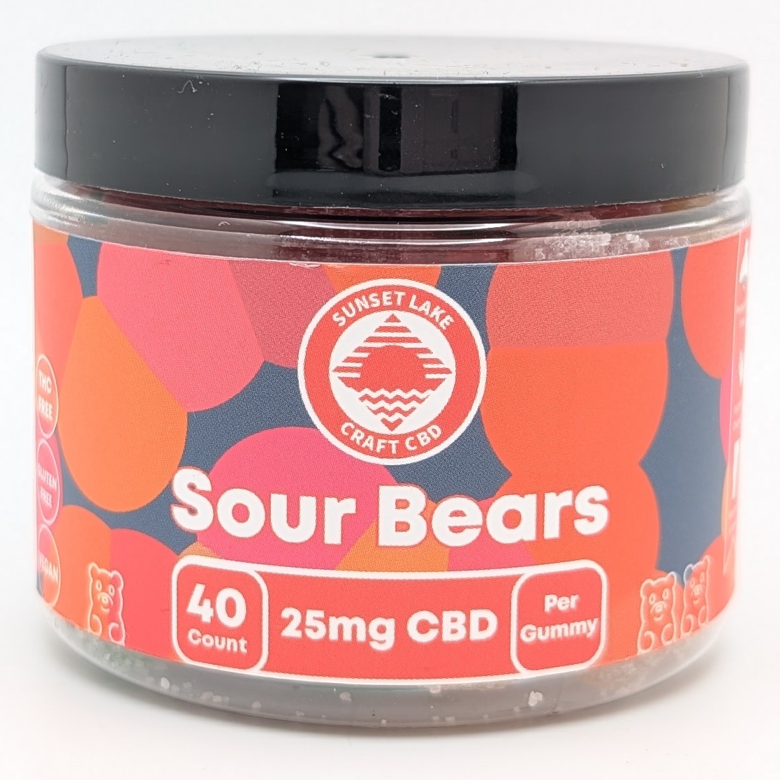 Photograph of Product: 1000mg CBD Sour Gummy Bears