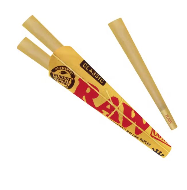 Photograph of product: Raw | Classic King Size Cones | 3 Pack