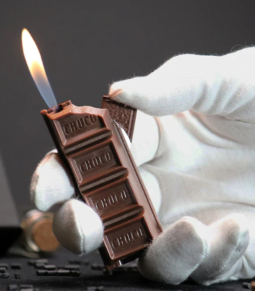 Photograph of product: Chocolate bar lighter