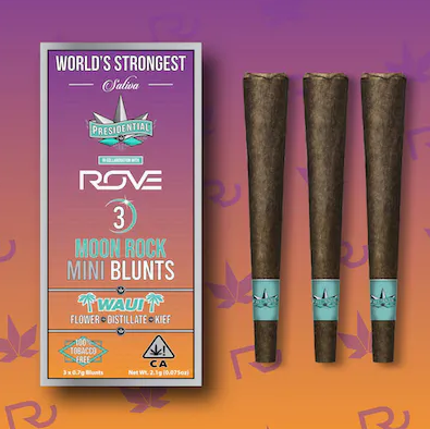 Photograph of product: Presidential | Waui | Moon Rock Mini Blunts | 2.1G