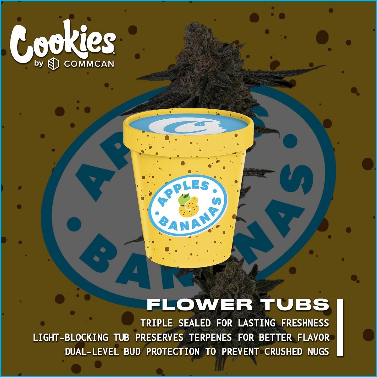 Photograph of product: Apples & Bananas Flower Tub