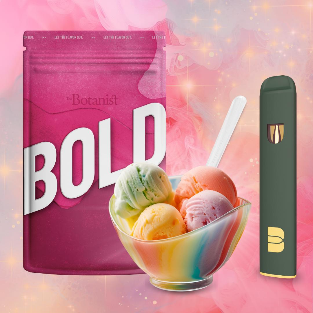 Photograph of product: The Botanist - BOLD Rainbow Sherbert Disposable - 1g