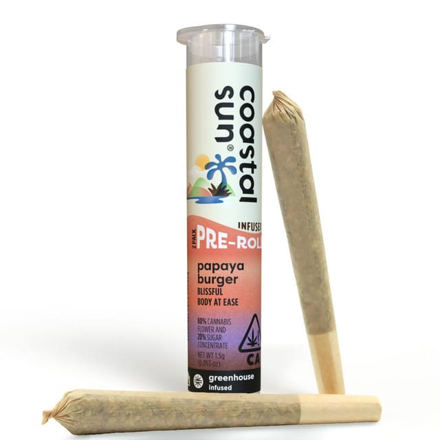 Photograph of product: Papaya Burger | Greenhouse Pre-Roll 2pk x  0.75g - 