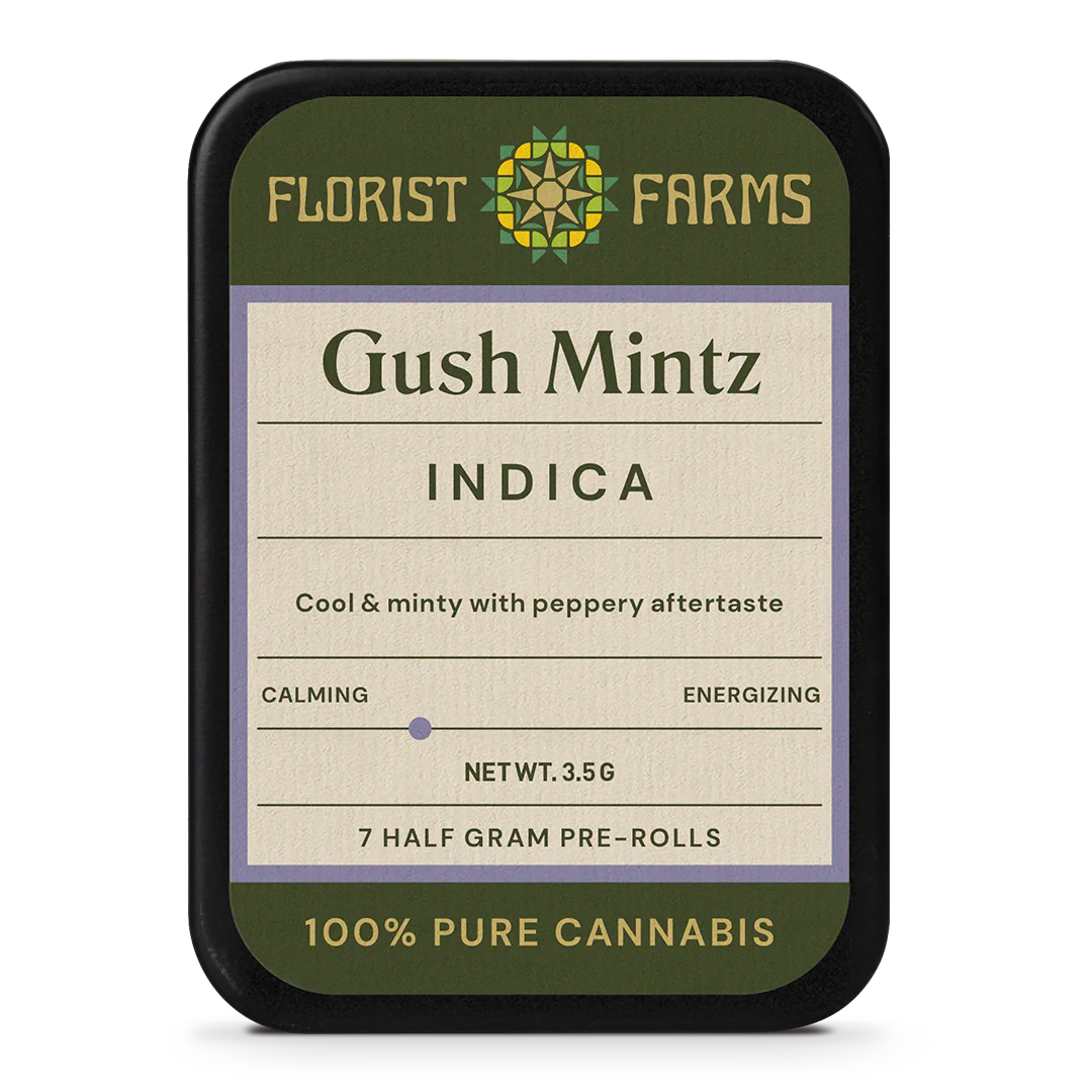 Photograph of product: 7-Pack Pre-Rolls - Gush Mints