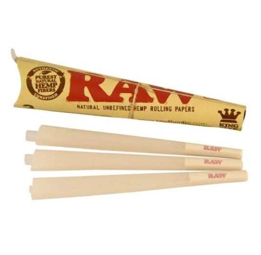 Photograph of product: Raw Cones 3pk - King Size 3pk