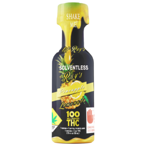 Photograph of product: Lil' Ray's au chocolat Rosin Pineapple Lemonade | 100mg (DOH)