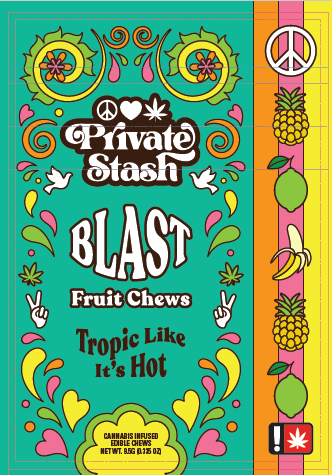 Photograph of product: Tropic Like It's Hot Fruit Chew | 2pk