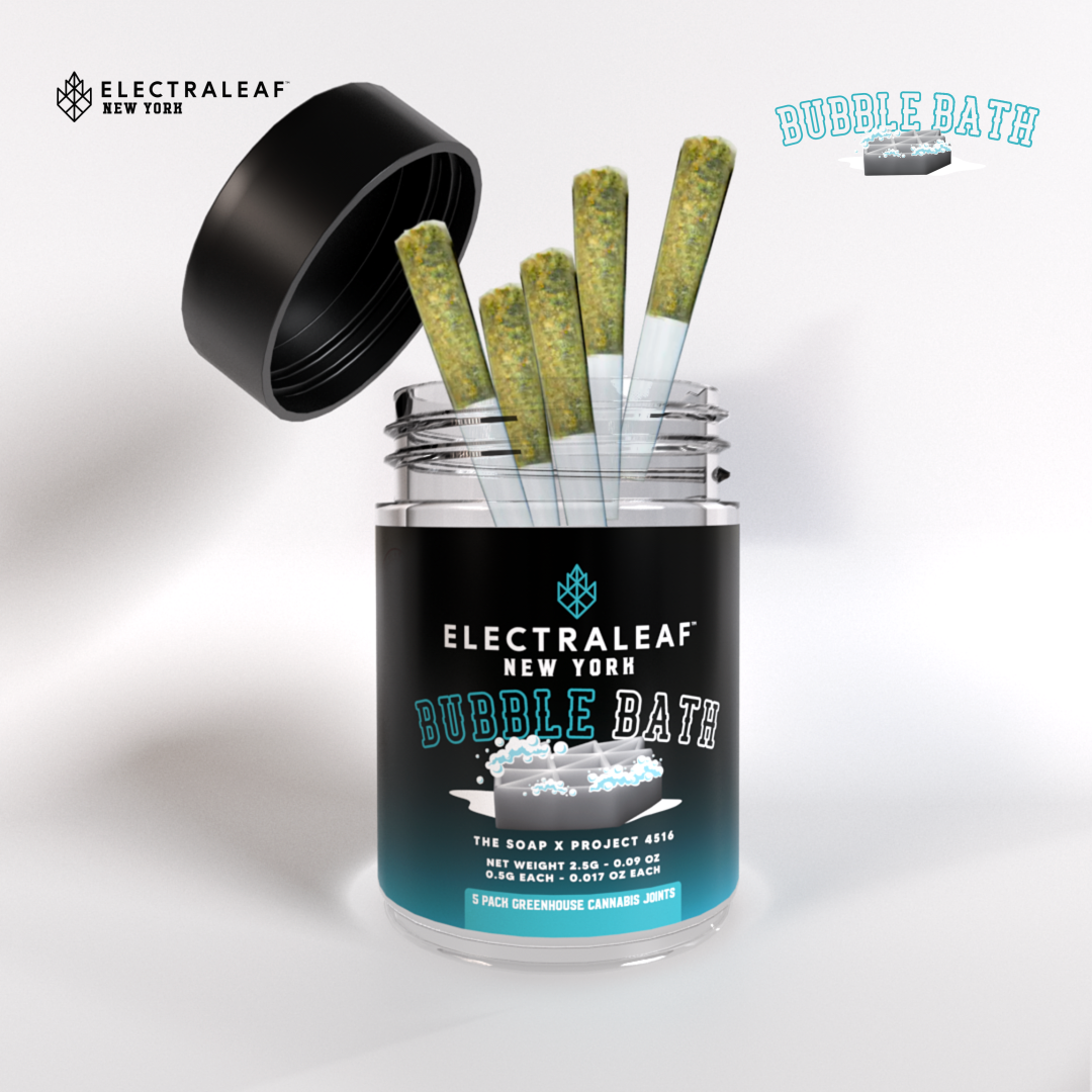 Photograph of product: Electraleaf | Bubble Bath | Pre-Roll 5 Pack