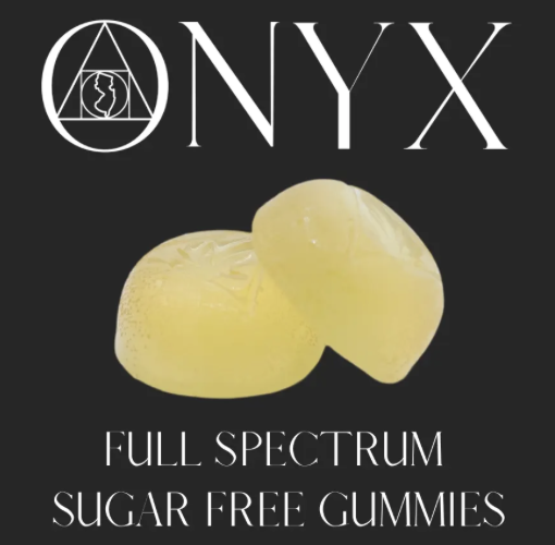 Photograph of product: Onyx | Sugar Free Gummies | Blueberry Dreams | 100MG