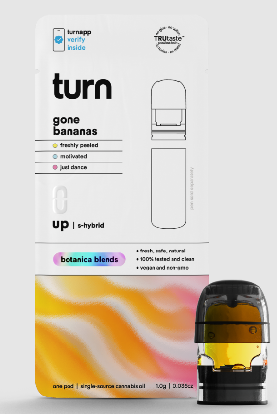 Photograph of product: Turn | Up | Gone Bananas | Pod | 1g