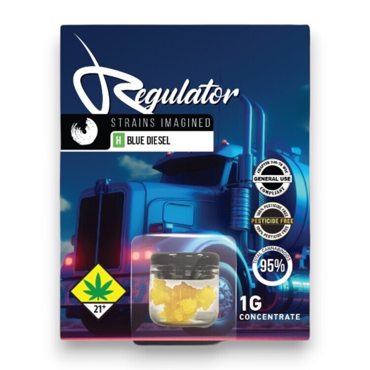 Photograph of product: Blue Diesel Sugar Wax (Regulator)