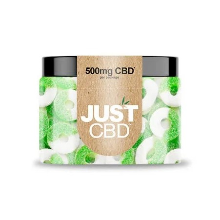 Photograph of product: Just CBD | Apple Rings | Gummies | 500mg