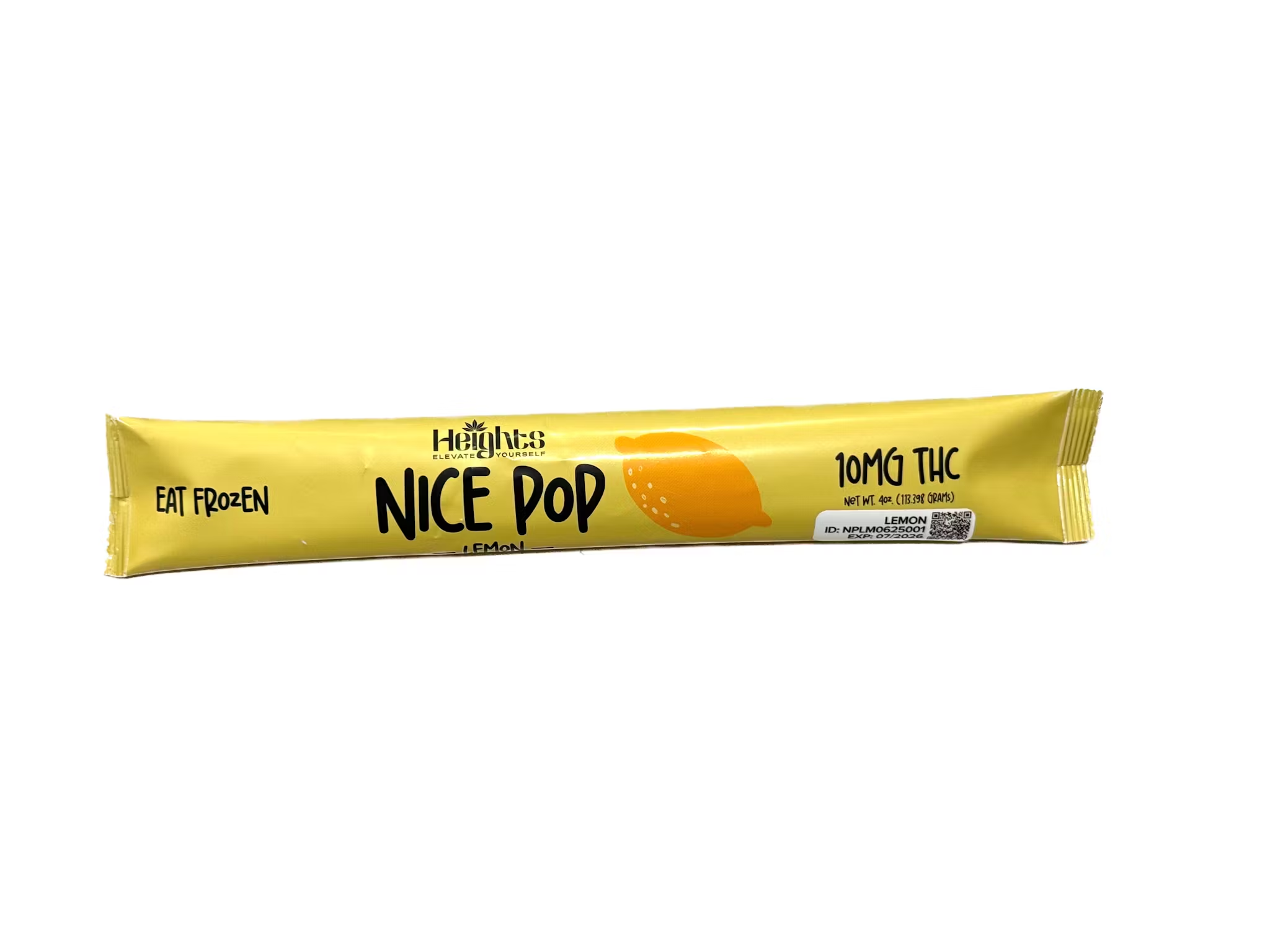 Photograph of product: Heights | Nice Pop | Lemon | 10mg