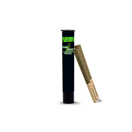 Photograph of product: Kiwi Kraze - 2pk Infused Pre-rolls - 1g