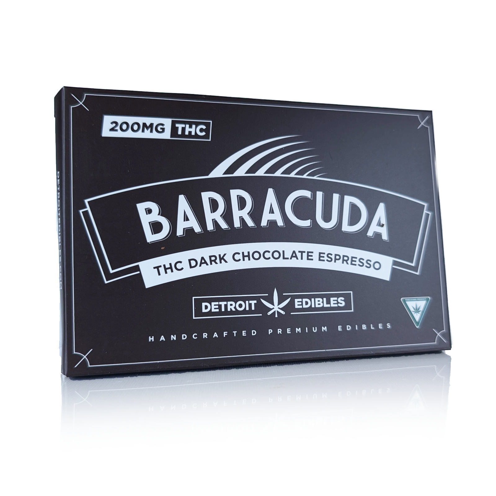 Photograph of product: BARRACUDA BAR - DARK CHOCOLATE ESPRESSO - 200MG TH-oui