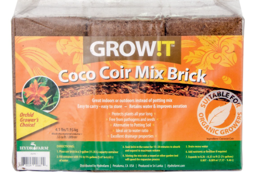 Photograph of product: Coco Coir Mix Brick - 3pc