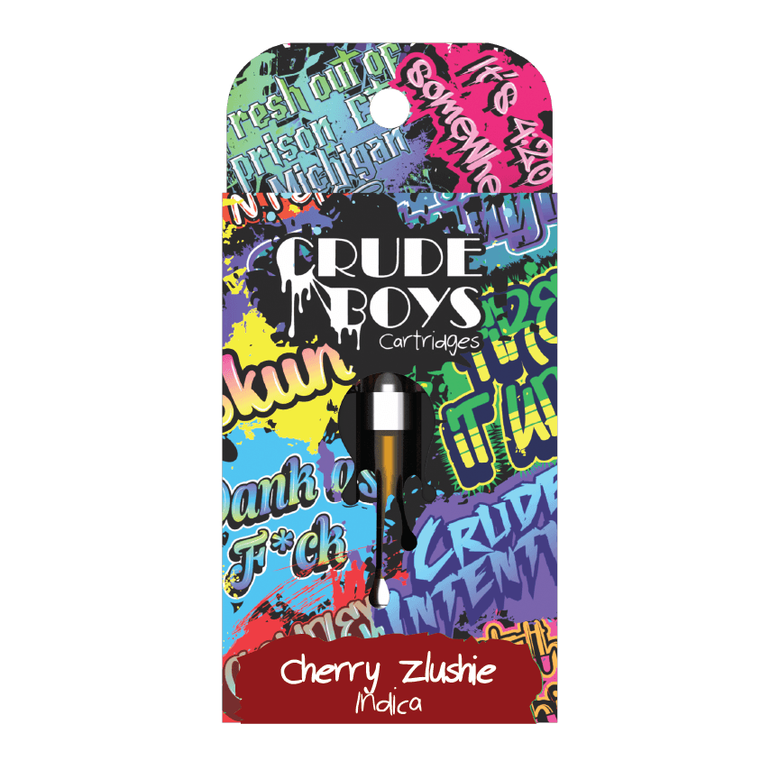 Photograph of product: Crude Boys | 1g Oui'd Cart | Cherry Zlushie