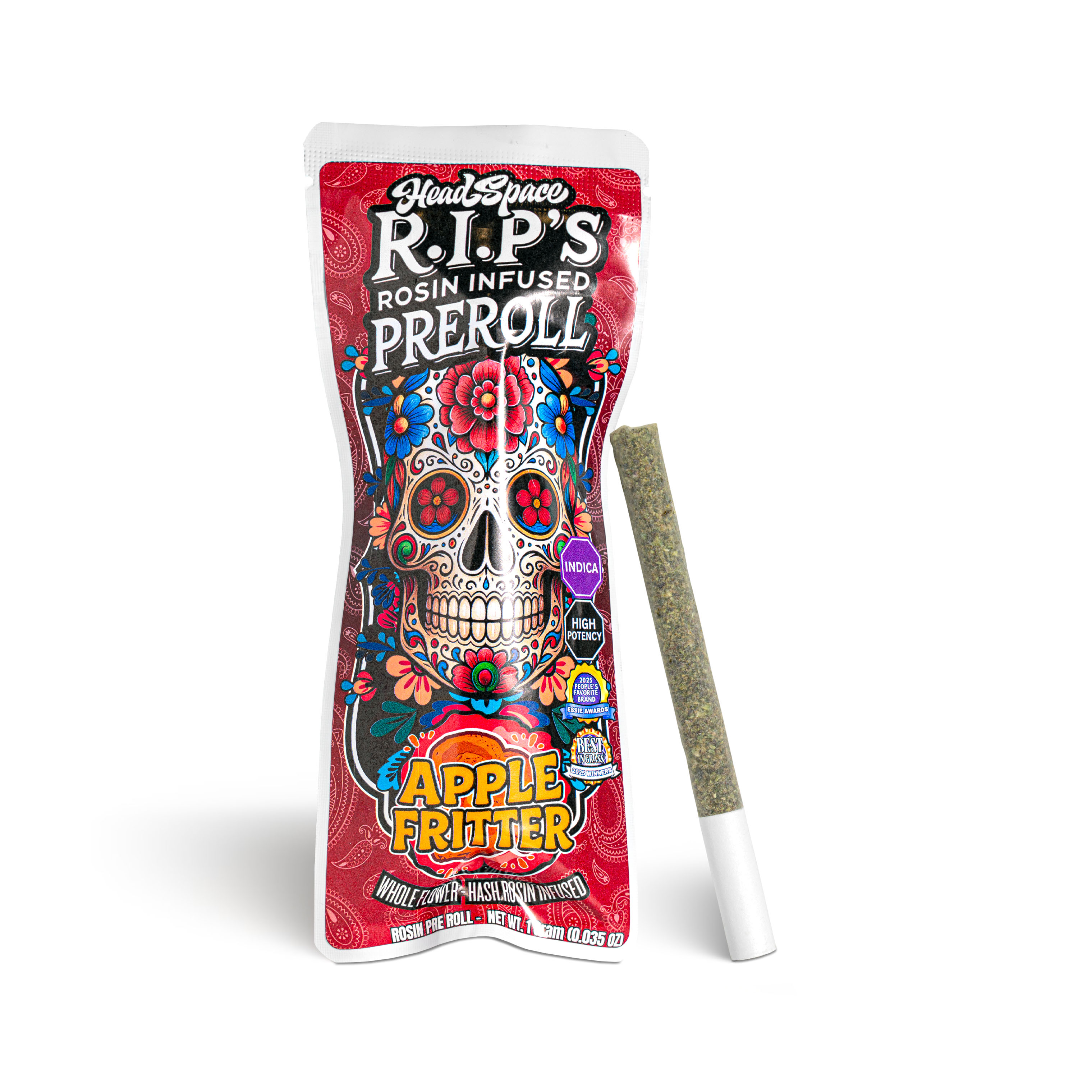 Photograph of product: Apple Fritter Rosin Infused Pre-Roll - 1g