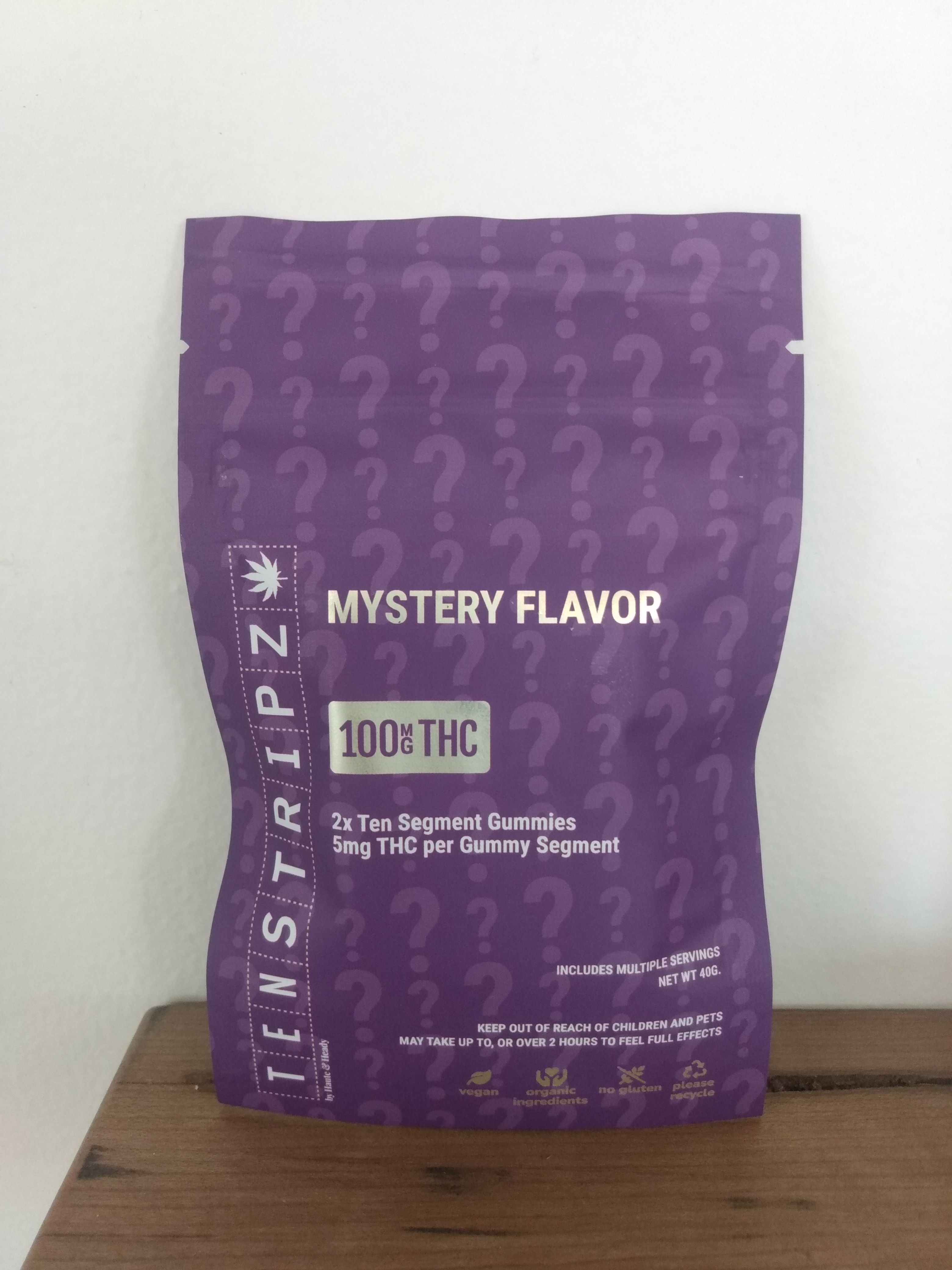 Photograph of Product: Tenstripz H&H | Mystery Flavor Gummies | Edibles | 5 mg x 20