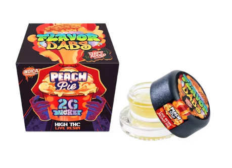 Photograph of product: PEACH PIE LIVE RESIN 2G