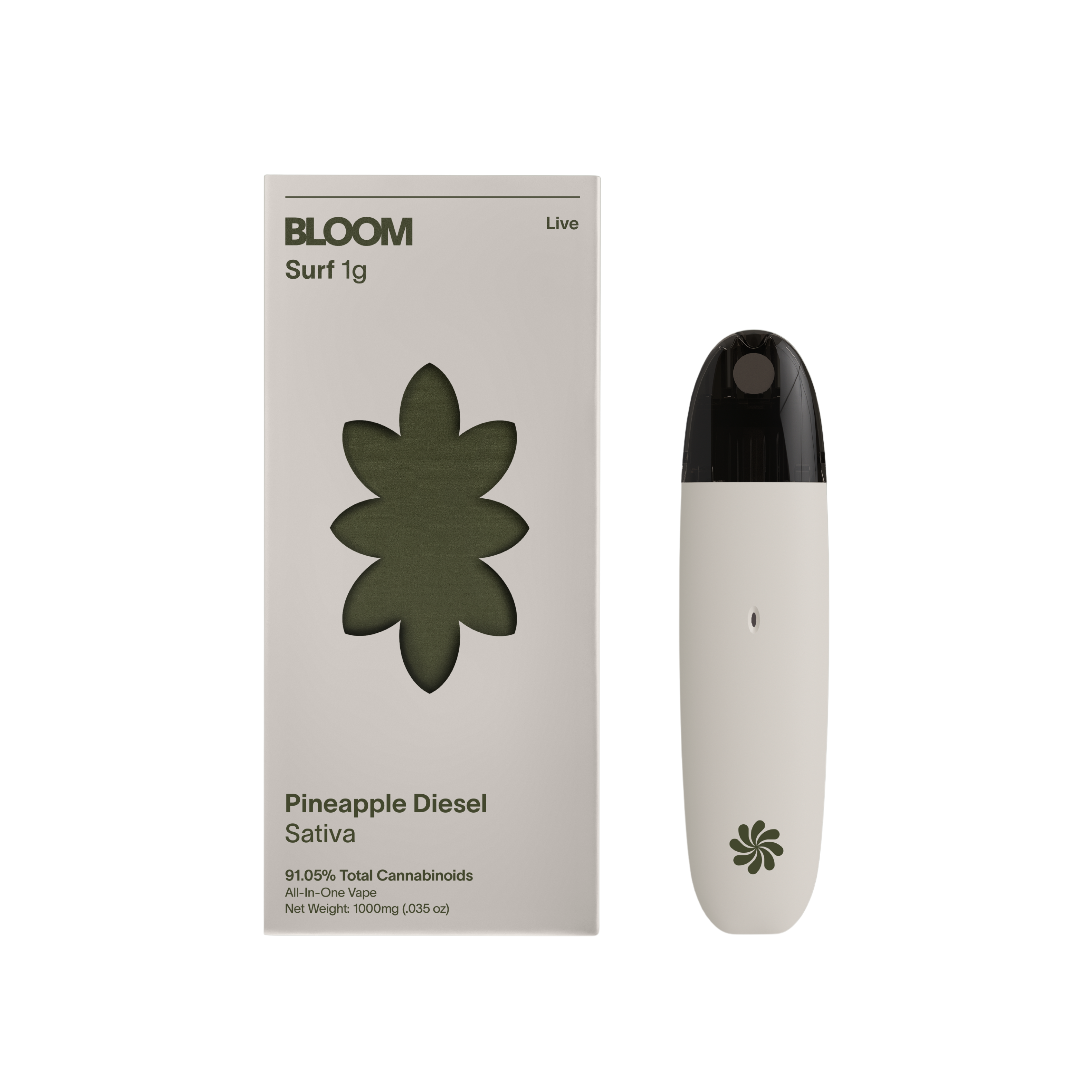 Photograph of Product: Live | Pineapple Diesel | All-in-One