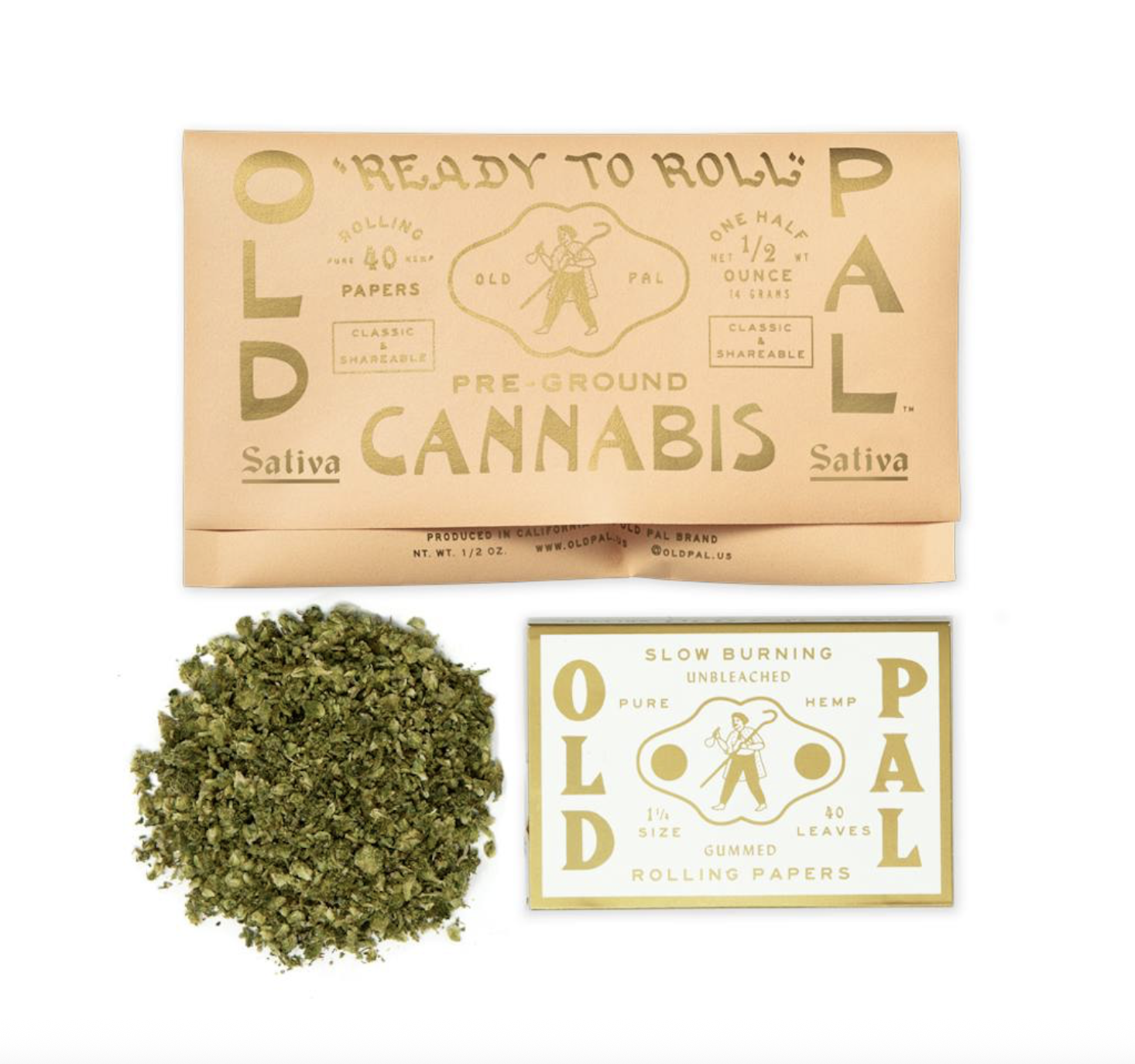 Photograph of product: OLD PAL | READY TO ROLL | SOUR LEMONS | PRE-GROUND - 14g