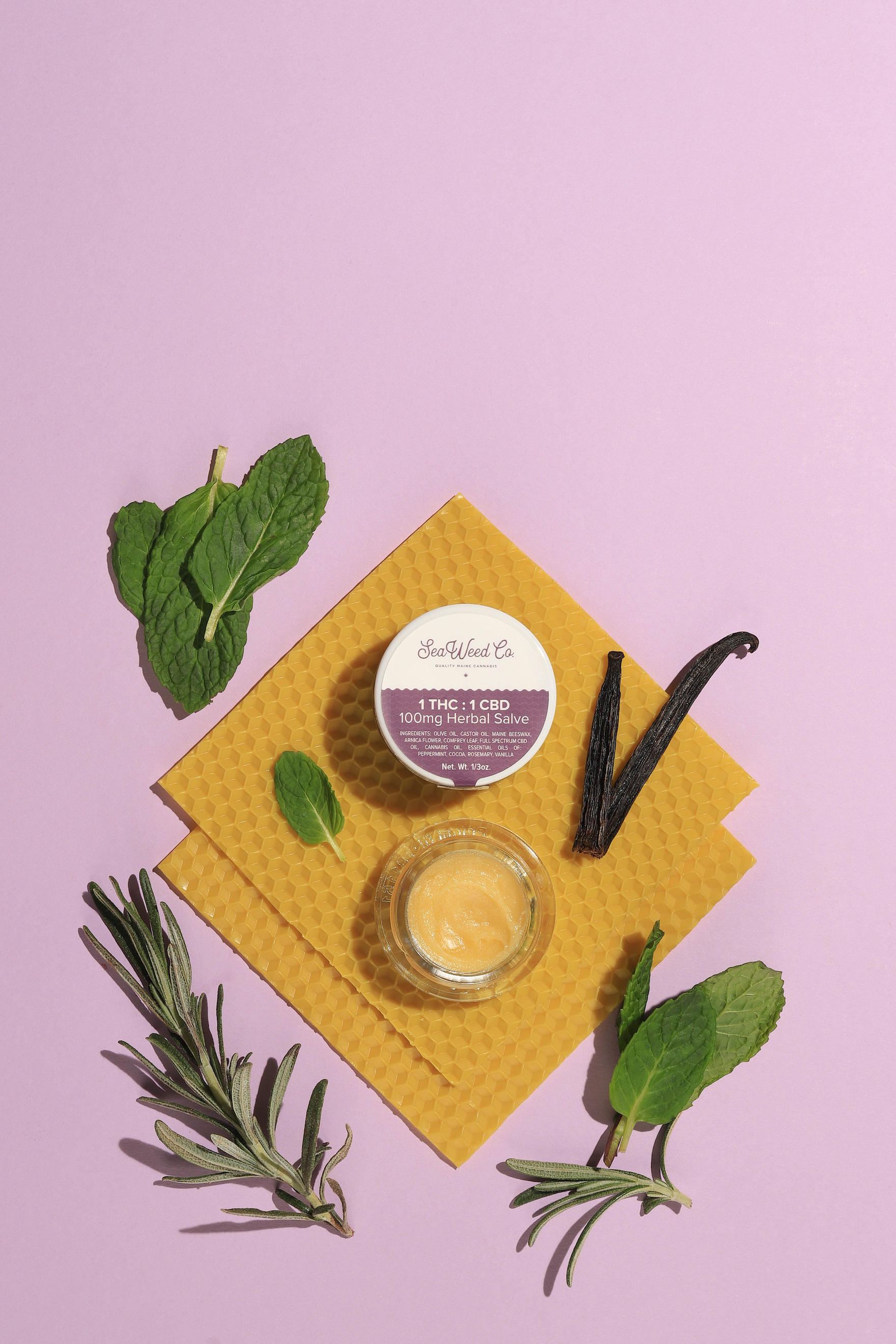 Photograph of product: SWC / Healing Hive Collective - TTRS - Infused Salve - 100mg TH-oui/CBD