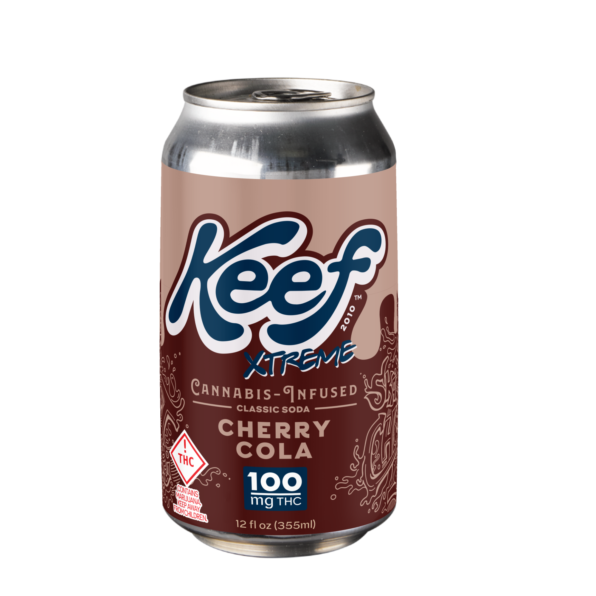 Photograph of product: Cherry Cola (H) - 100mg Xtreme Beverage - Keef Cola
