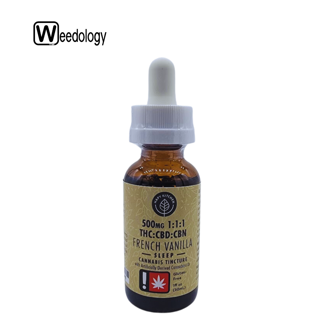Photograph of product: Hapy Kitchen 1.0oz FRENCH VANILLA 1:1:1 Tincture