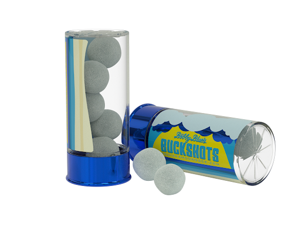 Photograph of product: Dr. Zodiak's Moonrock Bobby Blue's Buckshots 4.2g - Angel City