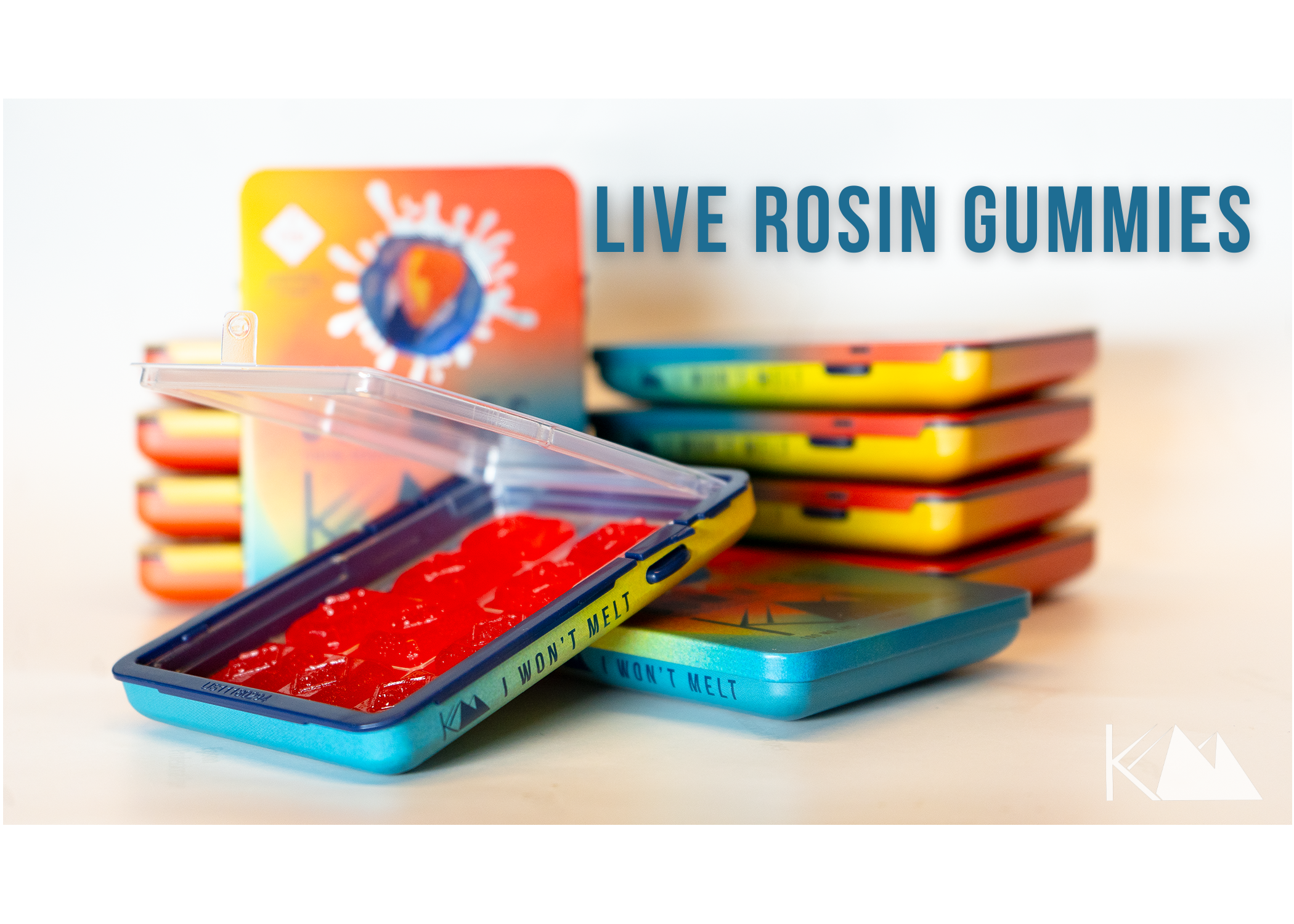 Photograph of product: Kush Masters - Mango - Rosin Gummies - 100 mg