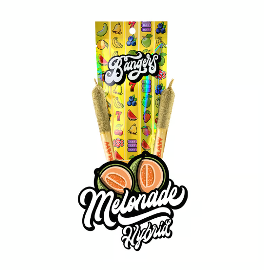 Photograph of product: Bangers Melonade 2 pack infused prerolls (H) 1.2g