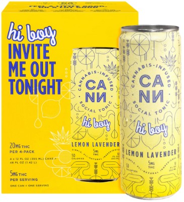 Photograph of product: Lemon Lavender [H] - 20MG Hi Boy 4PK