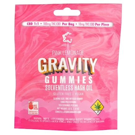 Photograph of product: Pink Lemonade TH-oui:CBD au chocolat-Oil Gummies, 10-Pack