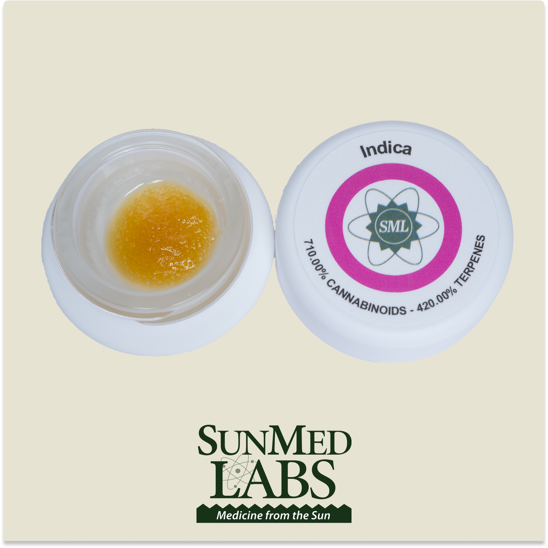 Photograph of product: Sunnies Watermelon Gelato Live Resin Badder