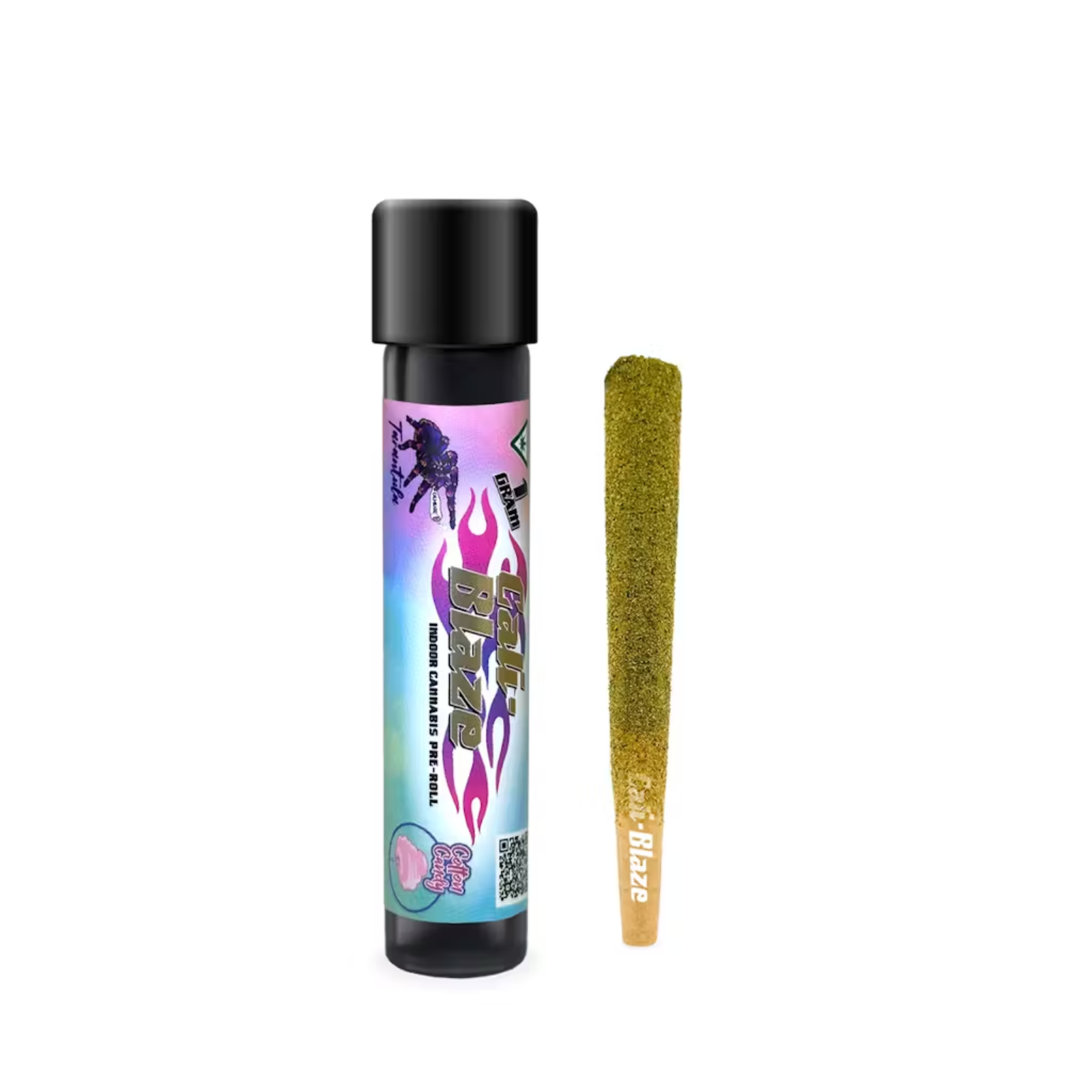 Photograph of product: 1g Infused Pre-Roll | Cotton Candy | Cali-Blaze