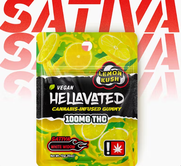 Photograph of product: Hellavated // Lemon Kush Gummiez