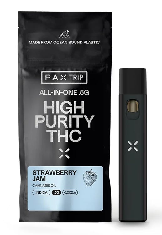 Photograph of product: Strawberry Jam High Purity TH-oui Disposable Vape Pen 1g