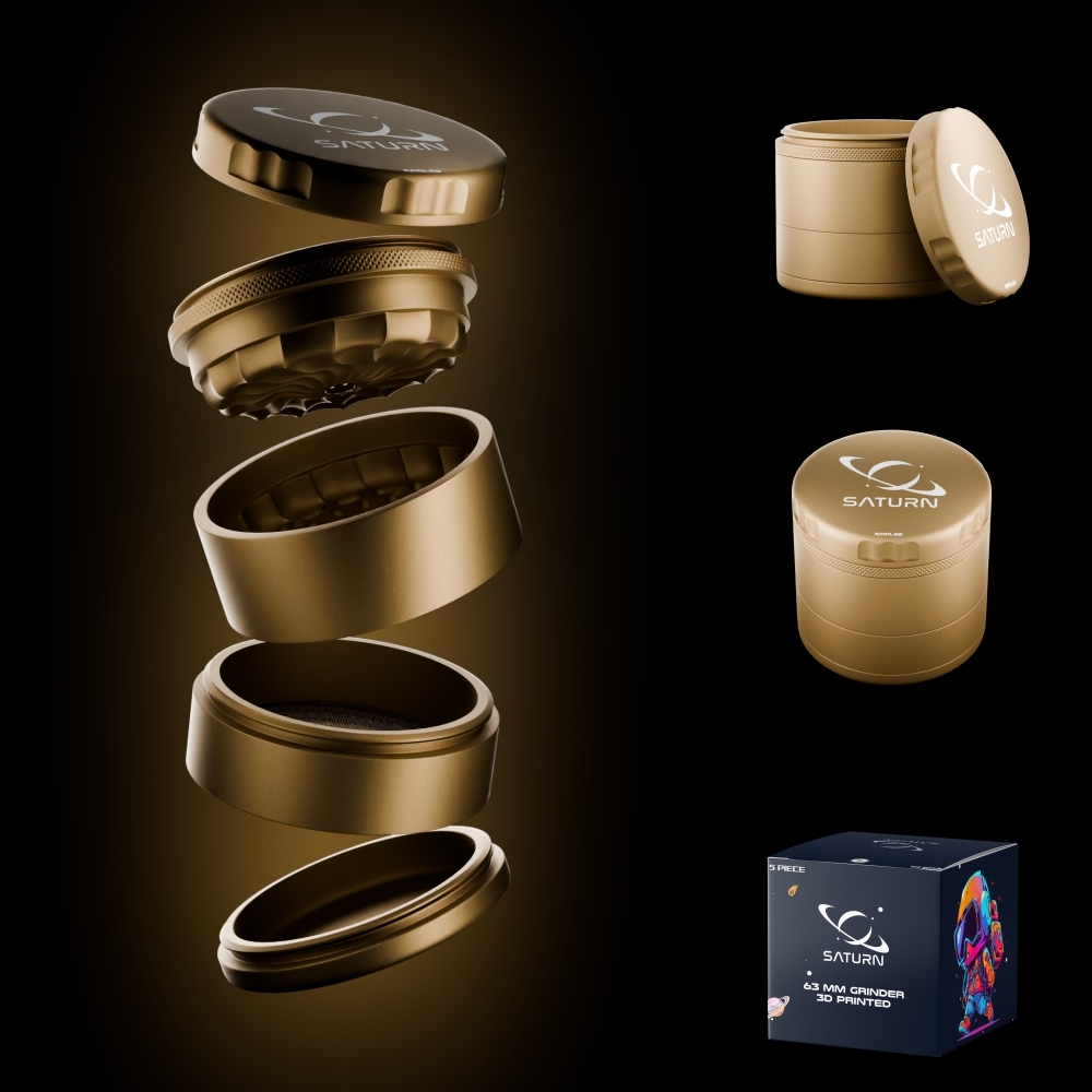 Photograph of product: Saturn Grinder | 63MM | Coca