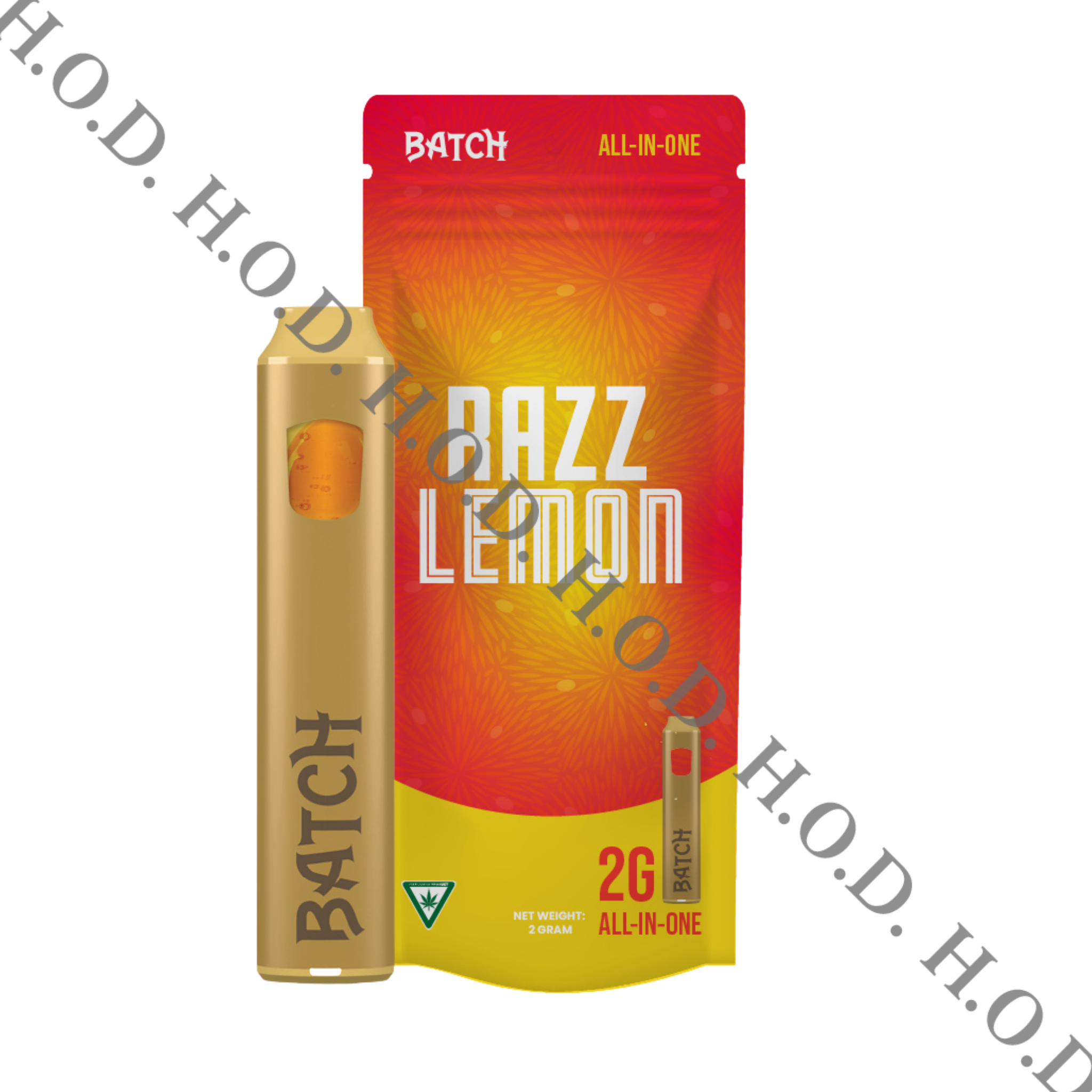 Photograph of product: Batch Razzlemon Disposable 2g