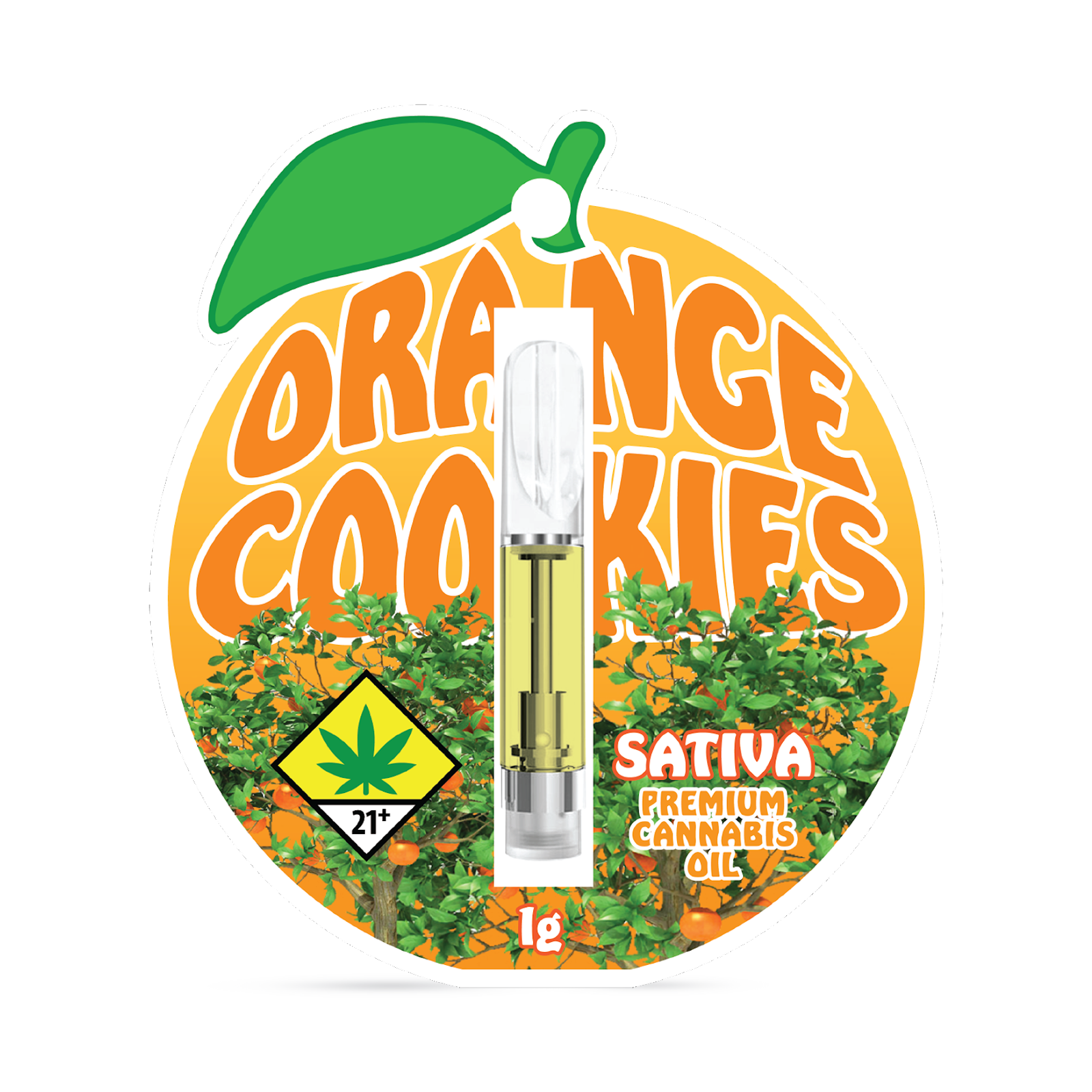 Photograph of Product: Orange Cookies Cartridge | 1000mg