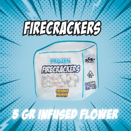 Photograph of Product: Firecracker by Cali Banger Frozen flower ORANGE PAPAYA - 5g