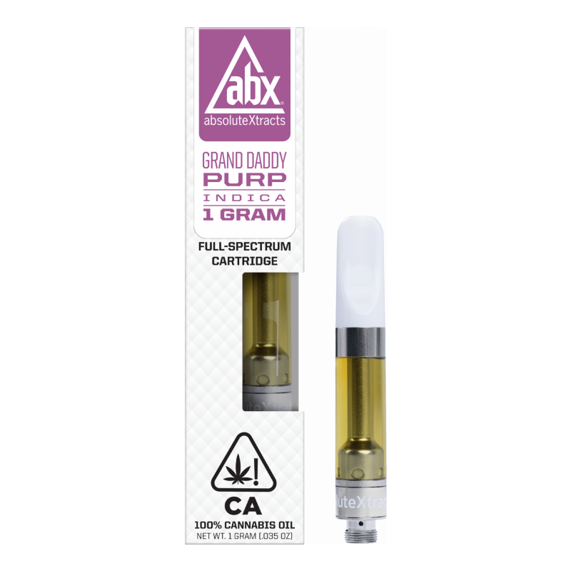 Photograph of product: GRAND DADDY PURP 1G CARTRIDGE