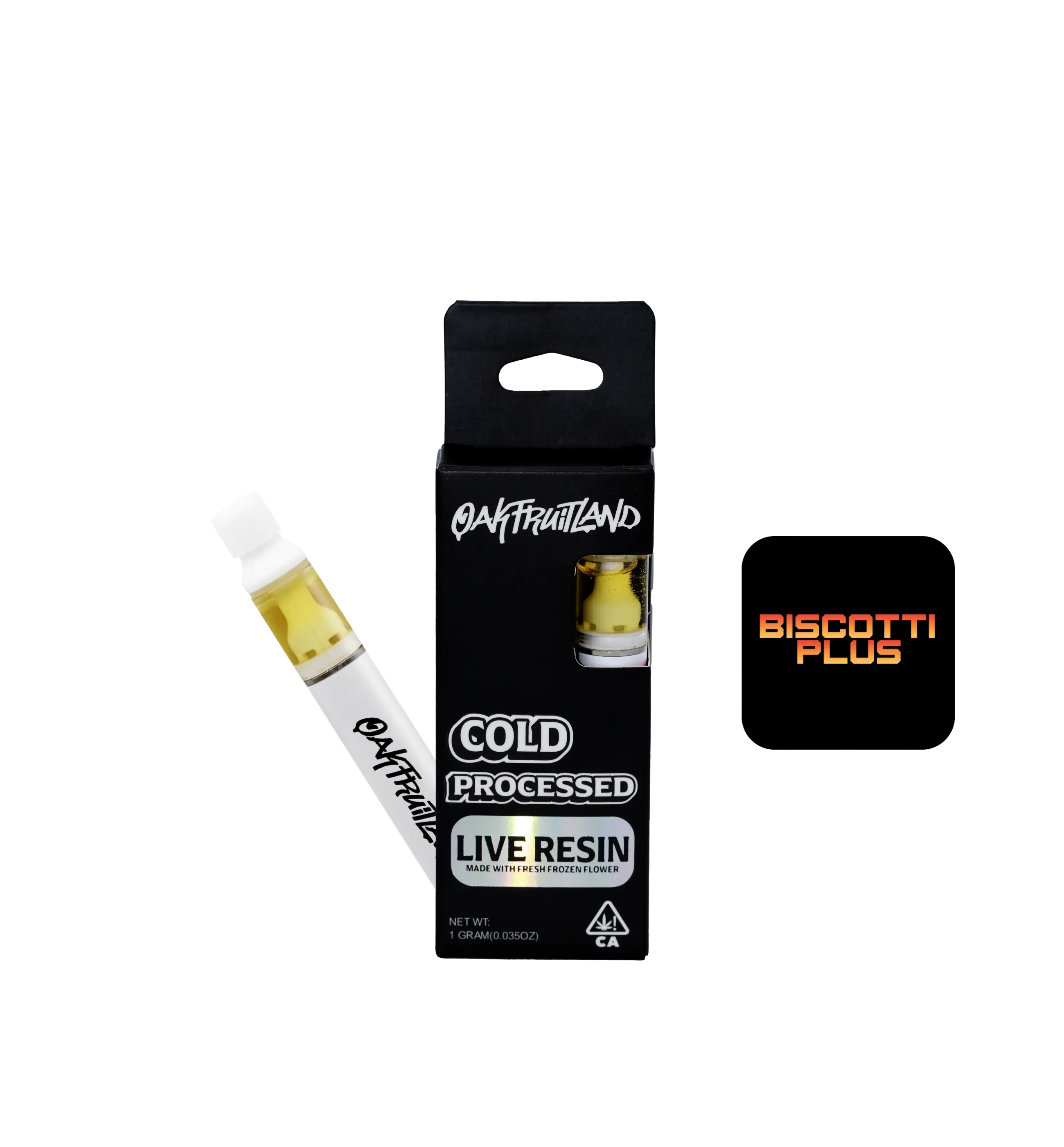 Photograph of product: Oakfruitland - Wise Snake (S-Hybrid) Live Resin All-In-One Vape 1g