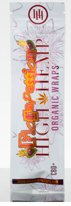 Photograph of product: High Hemp Wraps Flora Passion Natural CBD 2pk
