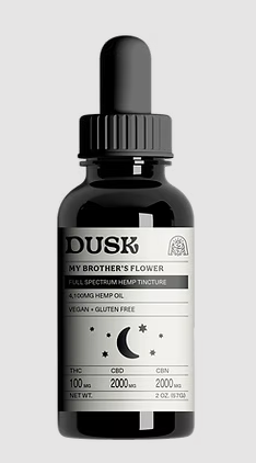 Photograph of product: My Brother's Flower - Tincture - Dusk Rosin - 100mg