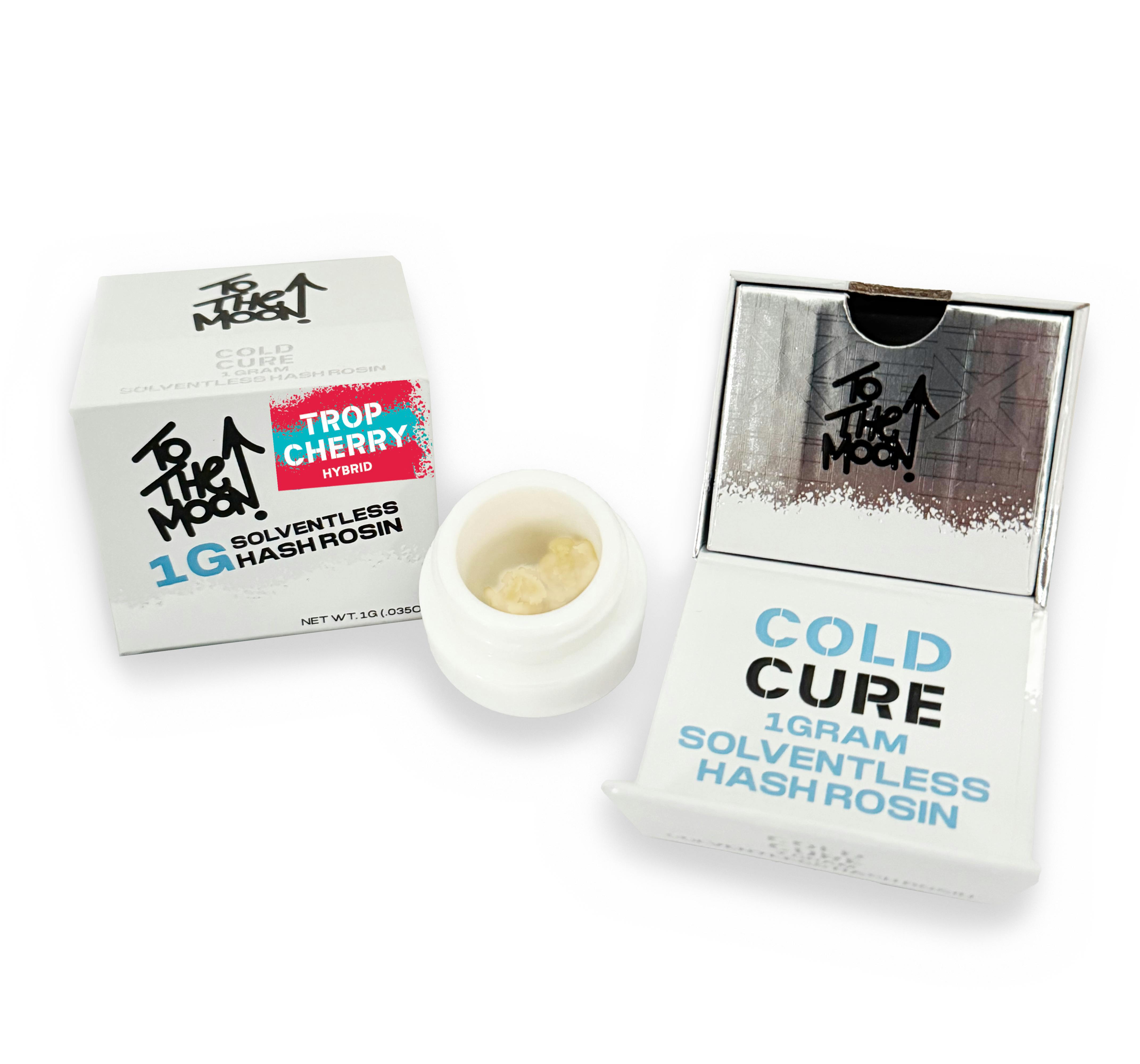 Photograph of product: Concentrate | To the Moon | Trop Cherry - Cold Cure Rosin