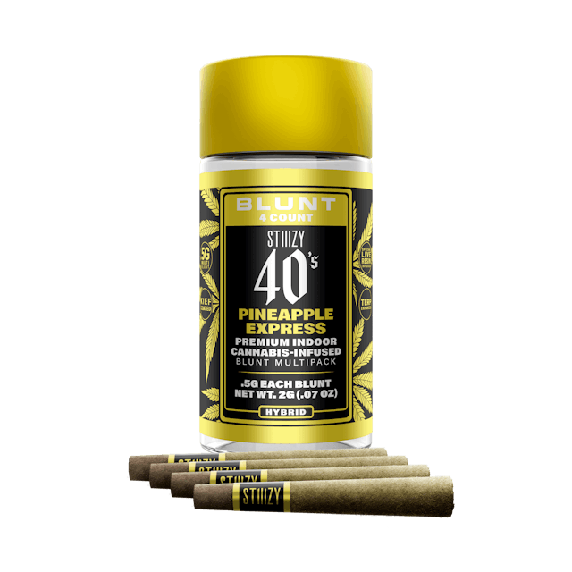 Photograph of product: 40's Pineapple Express .5x5 Infused Blunt Pack - 