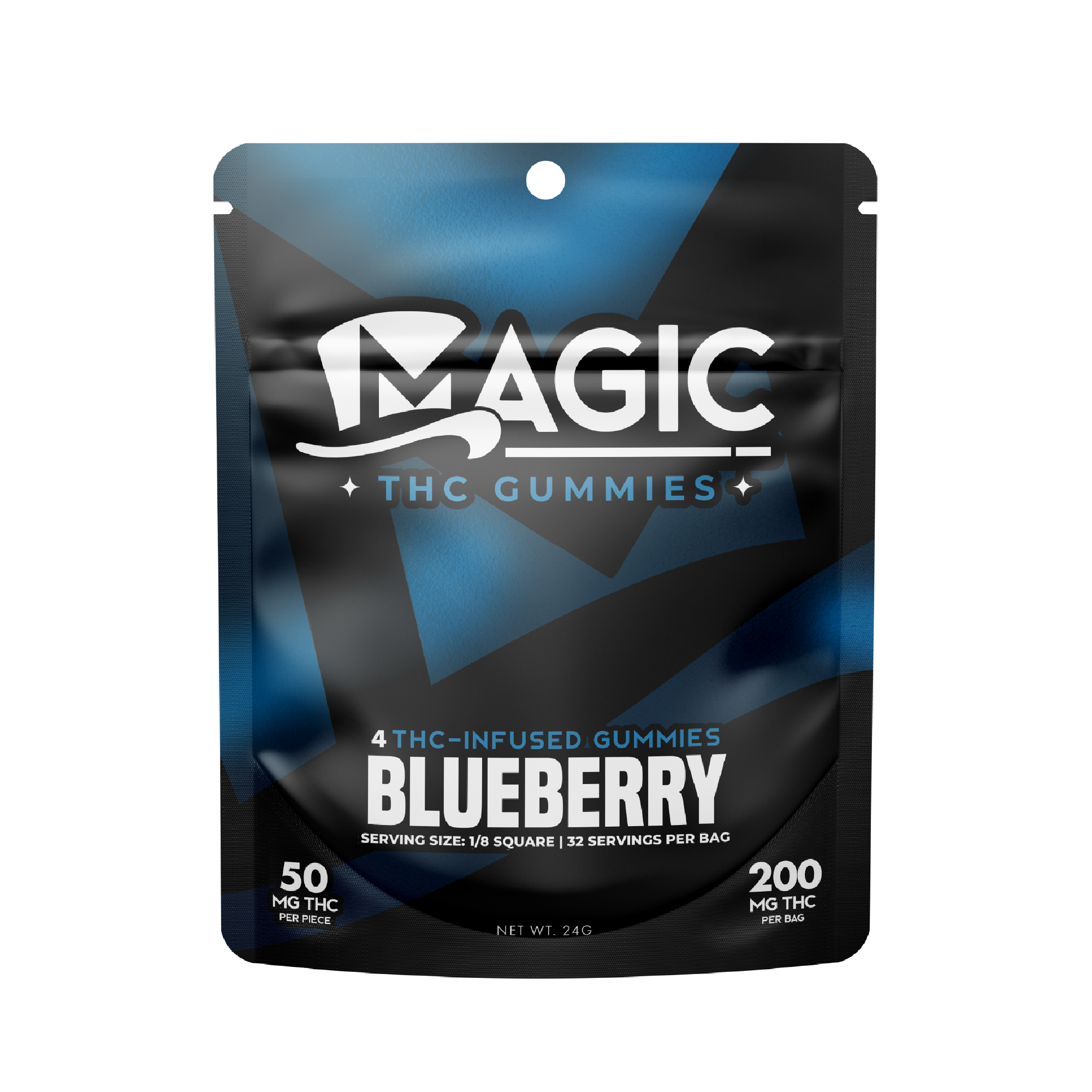 Photograph of product: 200mg Magic Gummies - Blueberry